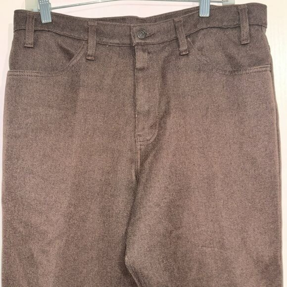 Levis Mens Brown Straight-Leg Pants  Size 30 - Picture 2 of 7